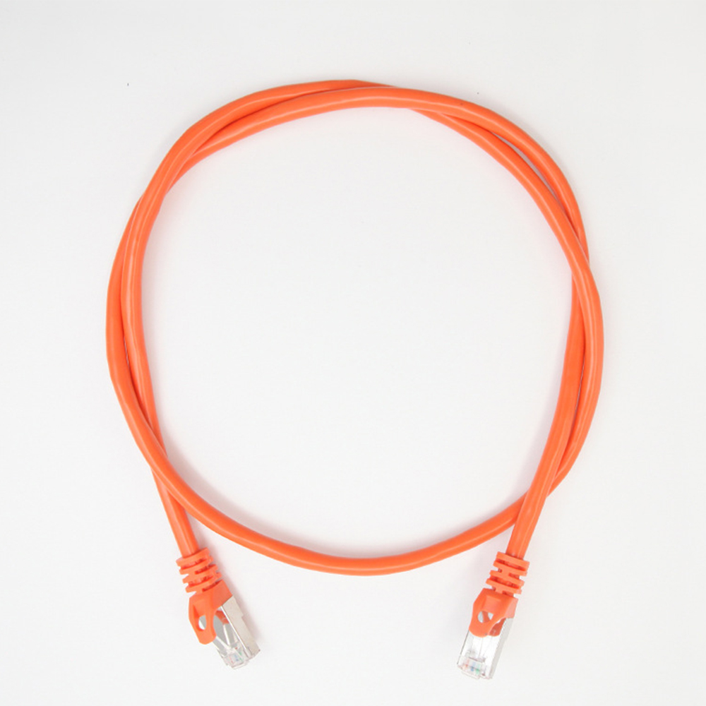 Cat6A FTP シングルシールドイーサネット PVC 銅パッチコード