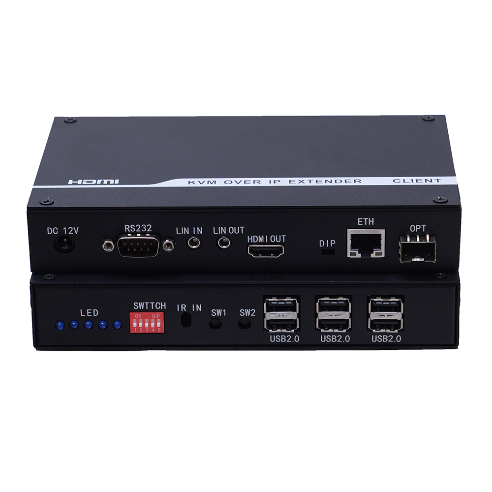 ロスレス KVM OVER IP HDMI 光ネットワーク エクステンダー