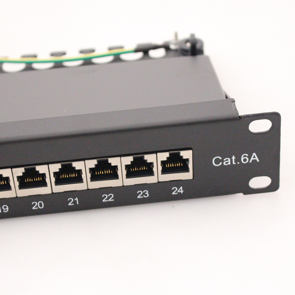 Cat6A FTP 24ポートパッチパネル