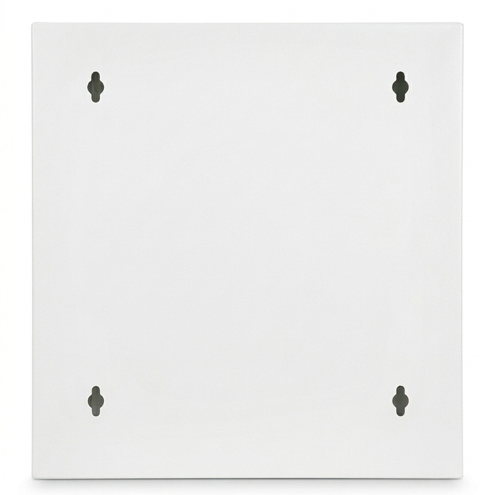 ガラス扉付き壁掛けスチール製収納キャビネット – マグネット開閉、380×210×382mm