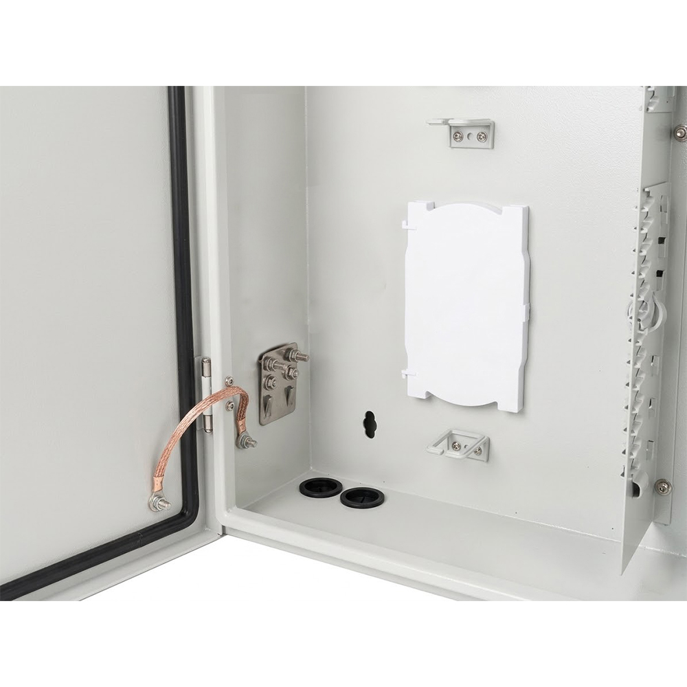 48 コア壁取り付け型光ファイバー配線フレーム | FTTHおよびテレコム用屋内ファイバーパッチパネル