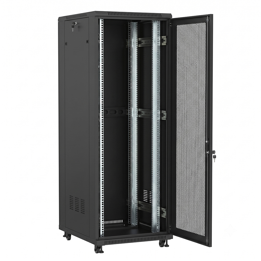 WEBIT スリムライン 42U 600x800 自立式サーバー ラック キャビネット |片網戸タイプ